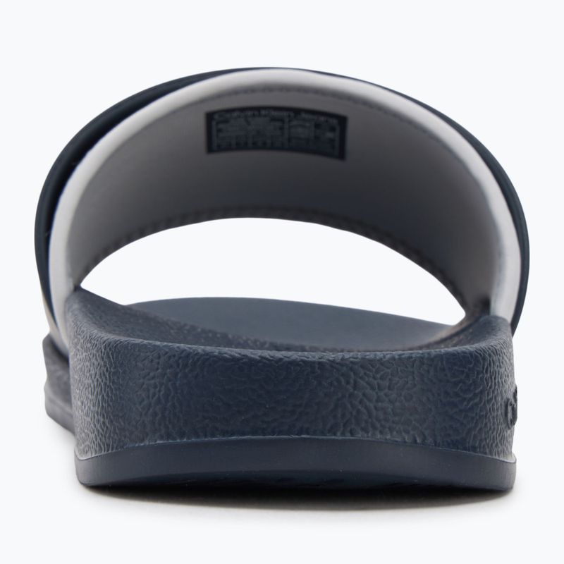 Vyriškos šlepetės Calvin Klein YM0YM00361 Slide Rubber Neoprene Monologo navy/oyster mushroom 6