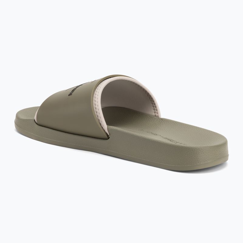 Vyriškos šlepetės Calvin Klein YM0YM00361 Slide Rubber Neoprene Monologo mermaid/eggshell 3