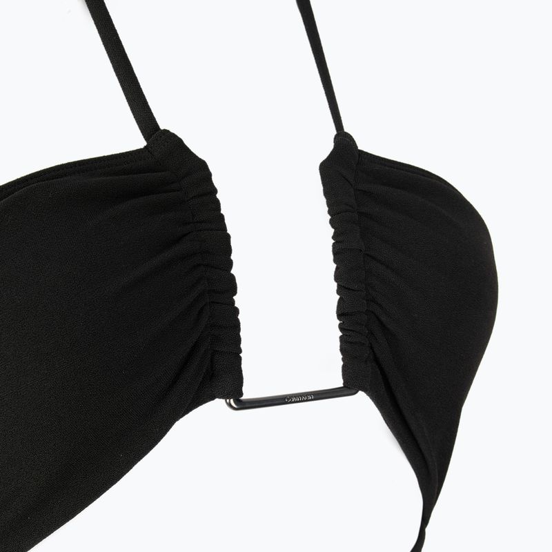 Moteriškas vientisas maudymosi kostiumas Calvin Klein KW0KW02813 Ck Wire Plunge One Piece-RP pvh black 3