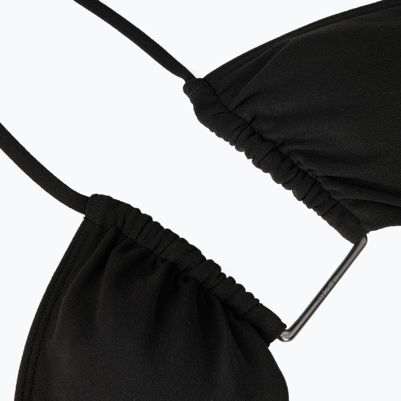 Moteriškas vientisas maudymosi kostiumas Calvin Klein KW0KW02813 Ck Wire Plunge One Piece-RP pvh black 4