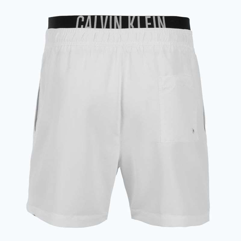 Vyriški maudymosi šortai Calvin Klein KM0KM01093 Intense Power Medium Double WB pvh classic white 2