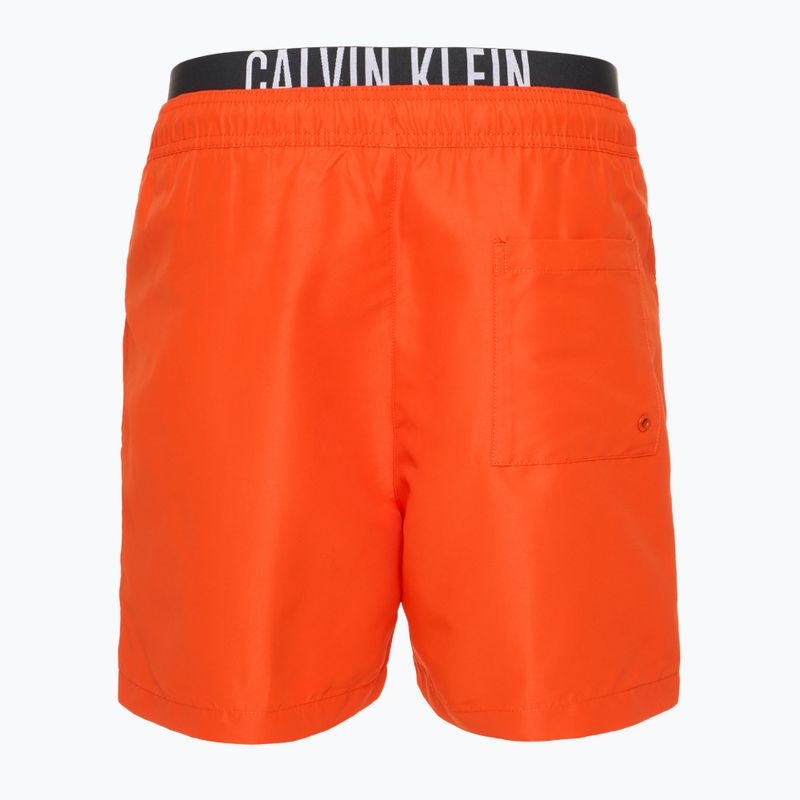 Vyriški maudymosi šortai Calvin Klein KM0KM01093 Intense Power Medium Double WB flaming chili 2