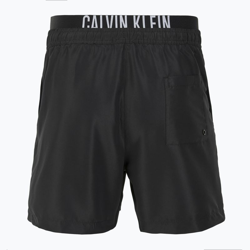 Vyriški maudymosi šortai Calvin Klein KM0KM01093 Intense Power Medium Double WB pvh black 2