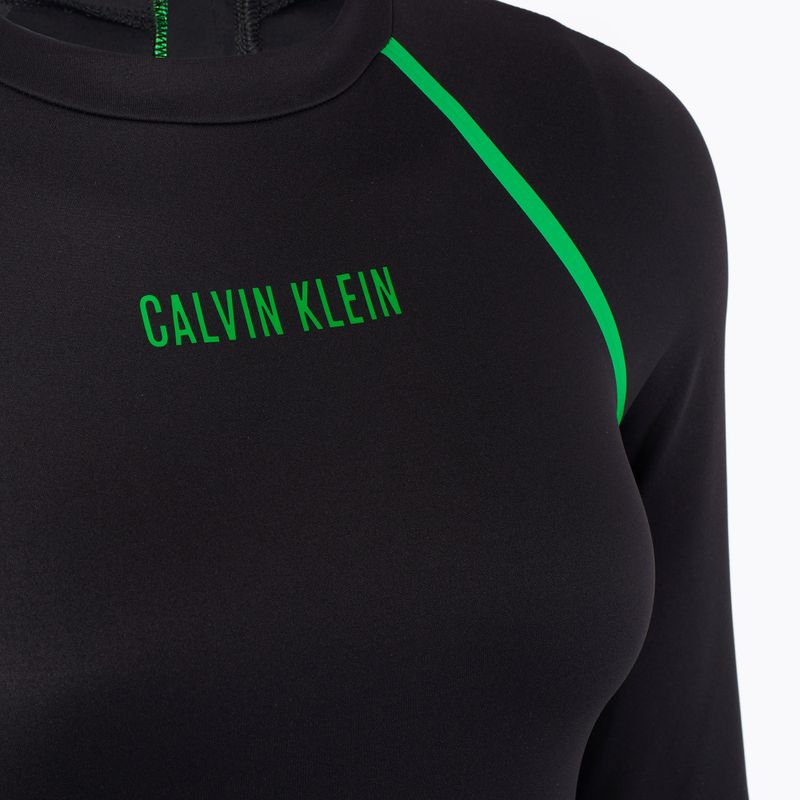 Moteriškas vientisas maudymosi kostiumas Calvin Klein KW0KW02790 Intense Power Move Rashguard One Piece pvh black 3