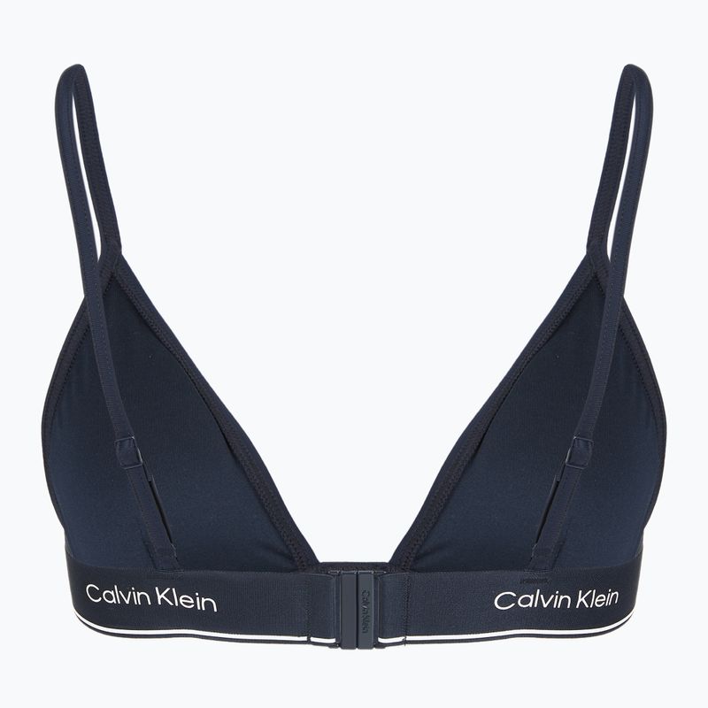 Maudymosi kostiumėlio viršus Calvin Klein KW0KW02424 Triangle-RP dark sapphire 2