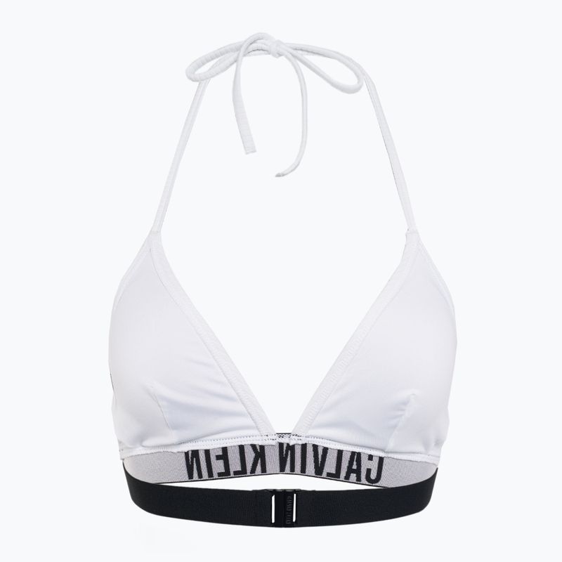 Maudymosi kostiumėlio viršus Calvin Klein KW0KW02750 Intense Power Rib Triangle-RP brilliant white 2