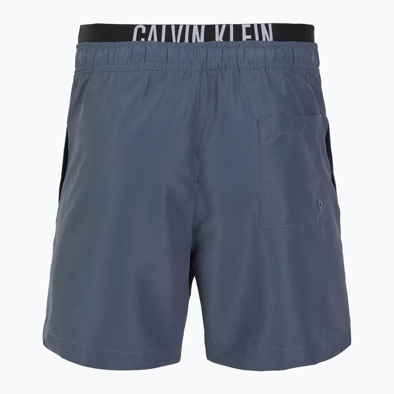 Vyriški maudymosi šortai Calvin Klein KM0KM01093 Intense Power Medium Double WB grisaille 2