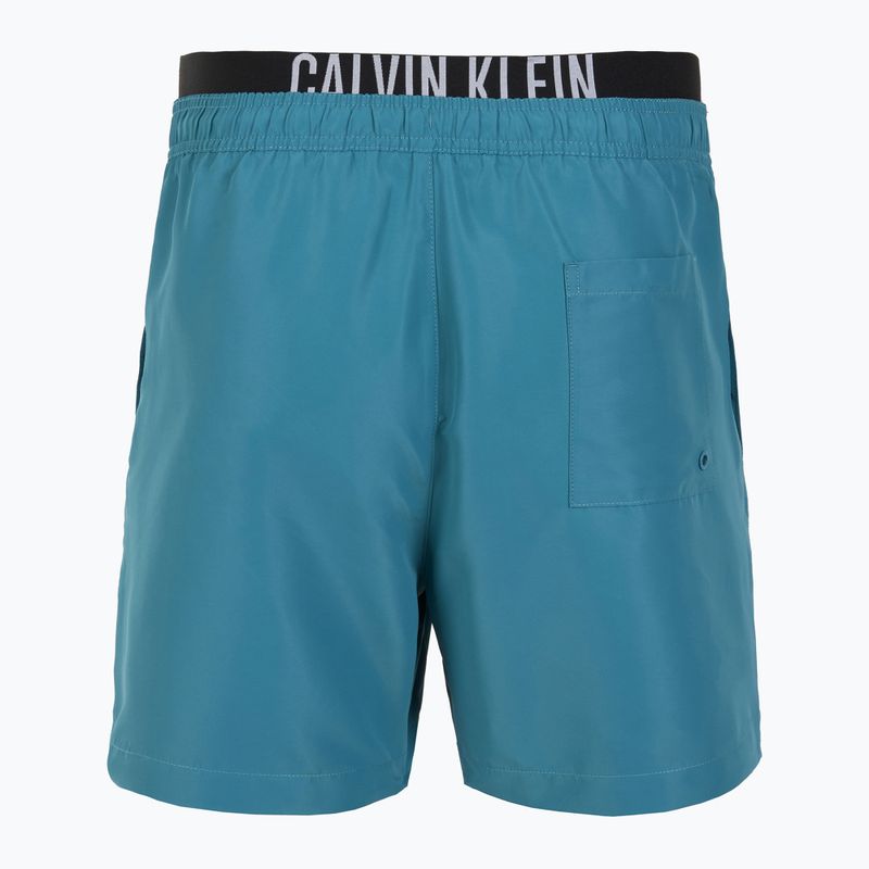 Vyriški maudymosi šortai Calvin Klein KM0KM01093 Intense Power Medium Double WB storm blue 2