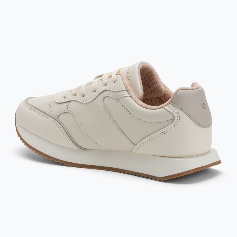 Moteriški batai Tommy Hilfiger Leather Runner ivory petal/newsprin 3