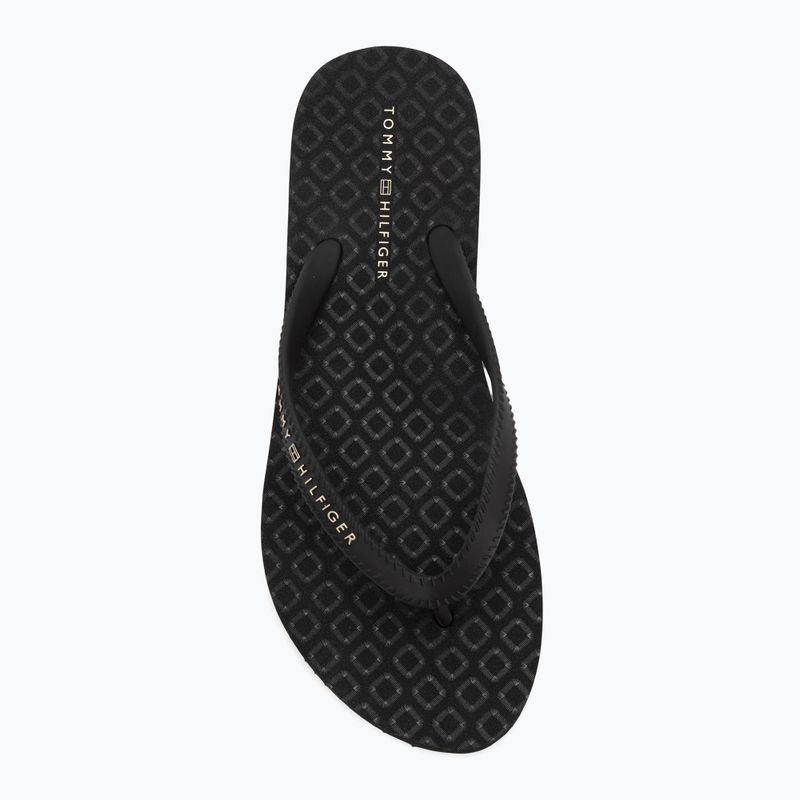 Moteriškos šlepetės per pirštą Tommy Hilfiger Strap Beach Sandal black 5