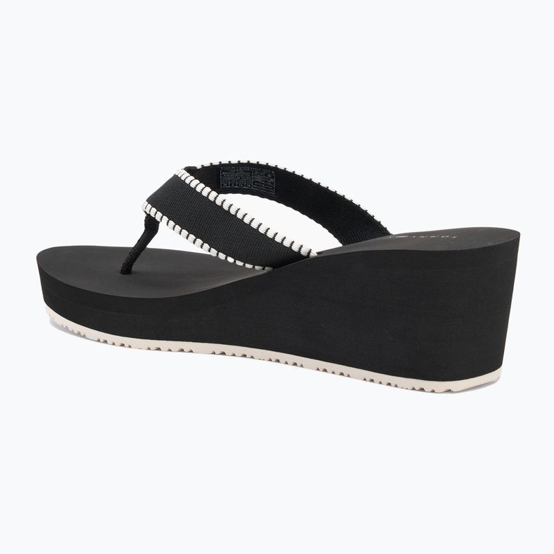 Moteriškos šlepetės per pirštą Tommy Hilfiger Wedge Beach Sandal black 3