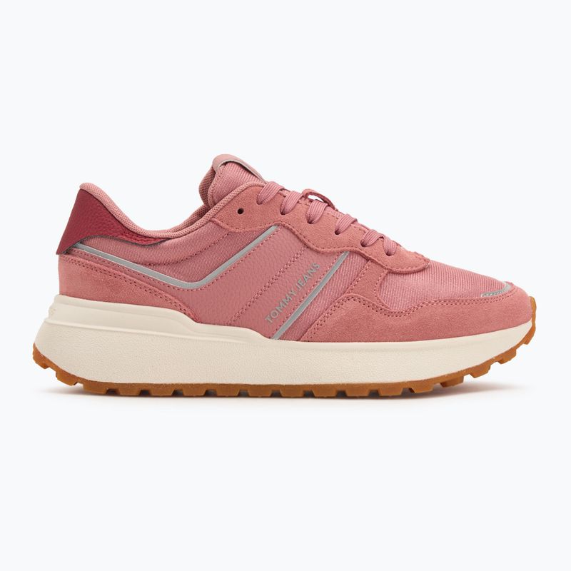Moteriški batai Tommy Jeans Cleated Runner tahiti berry 2