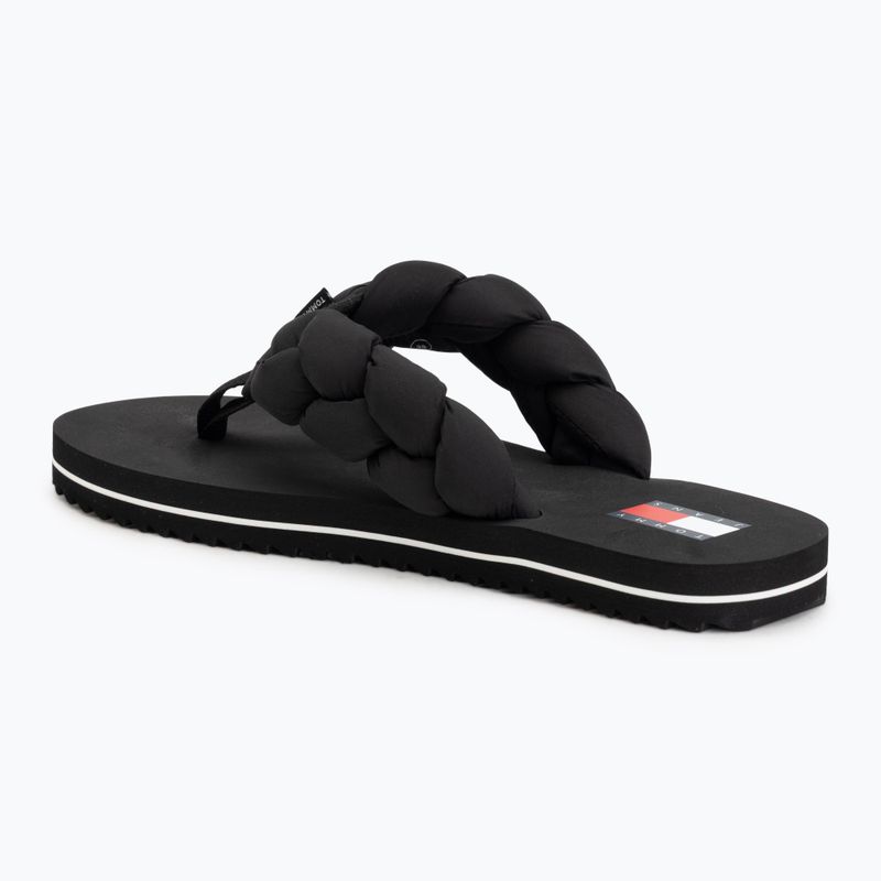 Moteriškos šlepetės per pirštą Tommy Hilfiger Braided Thong black 3