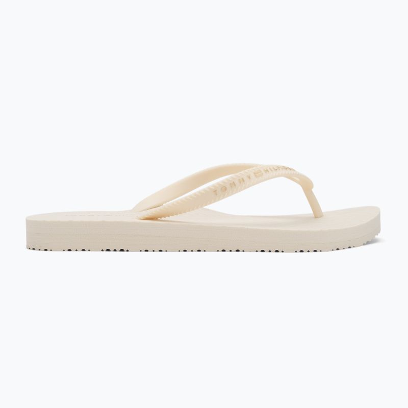 Moteriškos šlepetės per pirštą Tommy Hilfiger Strap Beach Sandal ivory petal 2