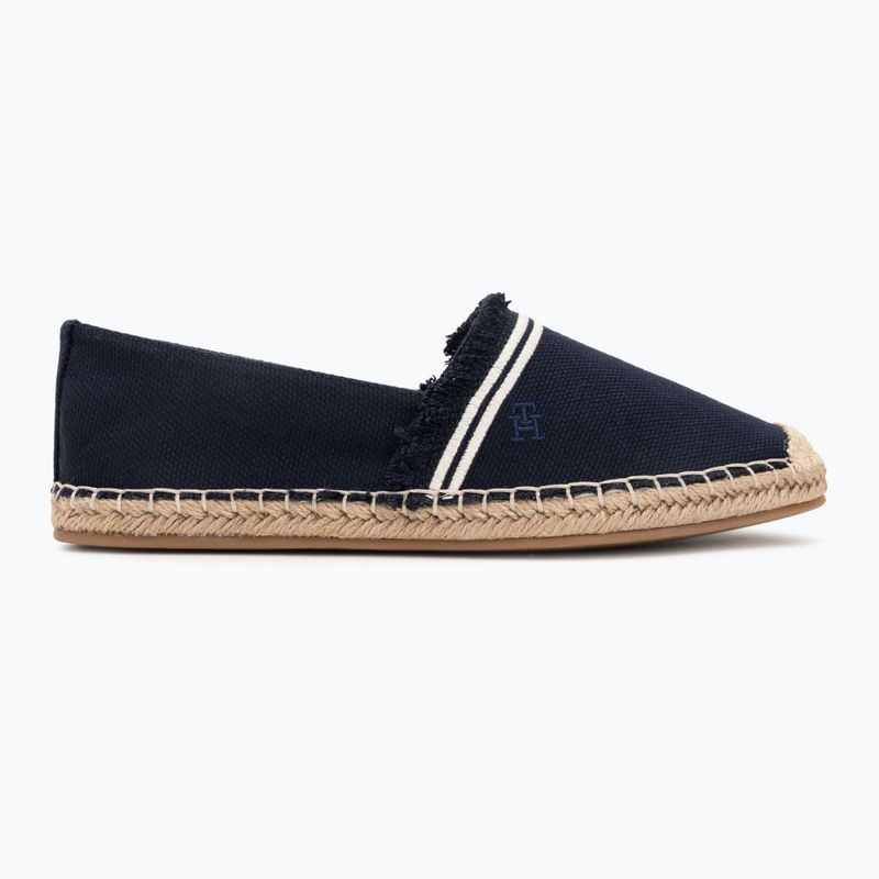 Moteriškos espadrilės Tommy Hilfiger Fringe Canvas Closed space blue 2