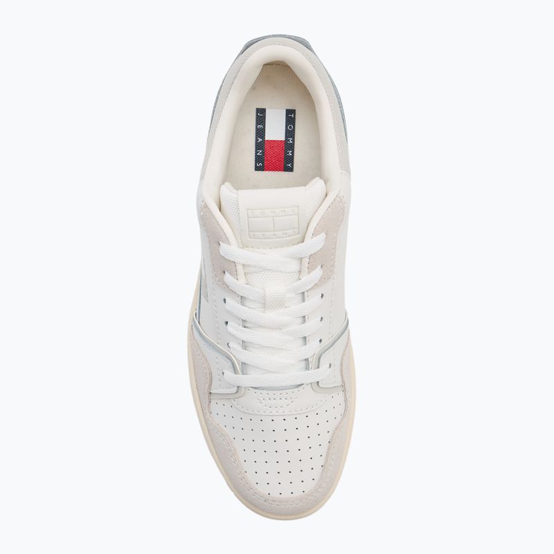 Moteriški batai Tommy Jeans Retro Basket ecru/stratus grey 5