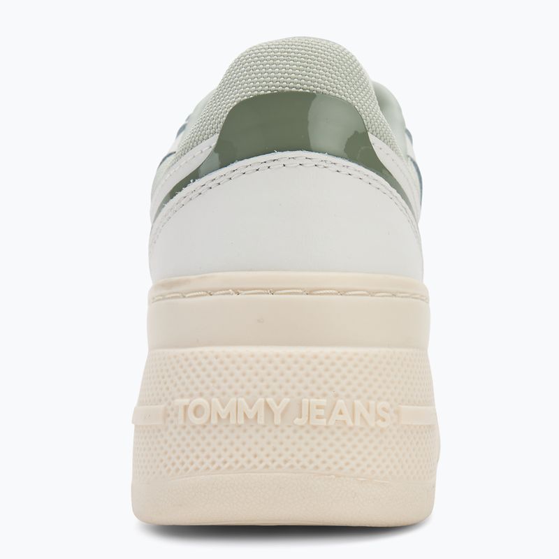 Moteriški batai Tommy Jeans Retro Basket Flatform ecru/misty sage 6