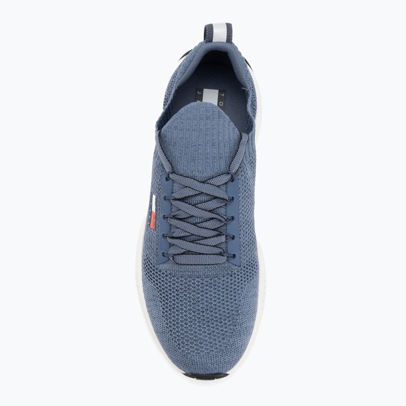 Vyriški batai Tommy Jeans Runner Knitted blue moment 5