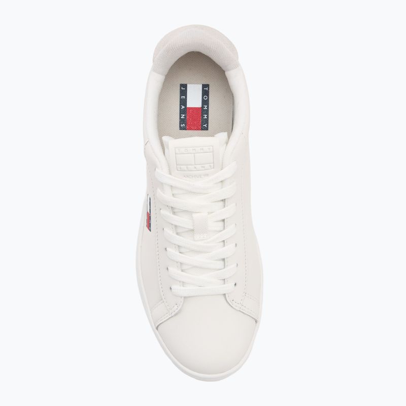 Tommy Jeans Archive Court ecru moteriški batai 5