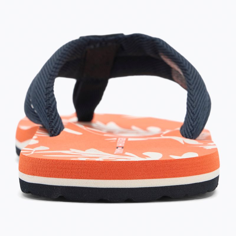 Vyriškos šlepetės per pirštąTommy Hilfiger FLW Print Beach desert sky 6