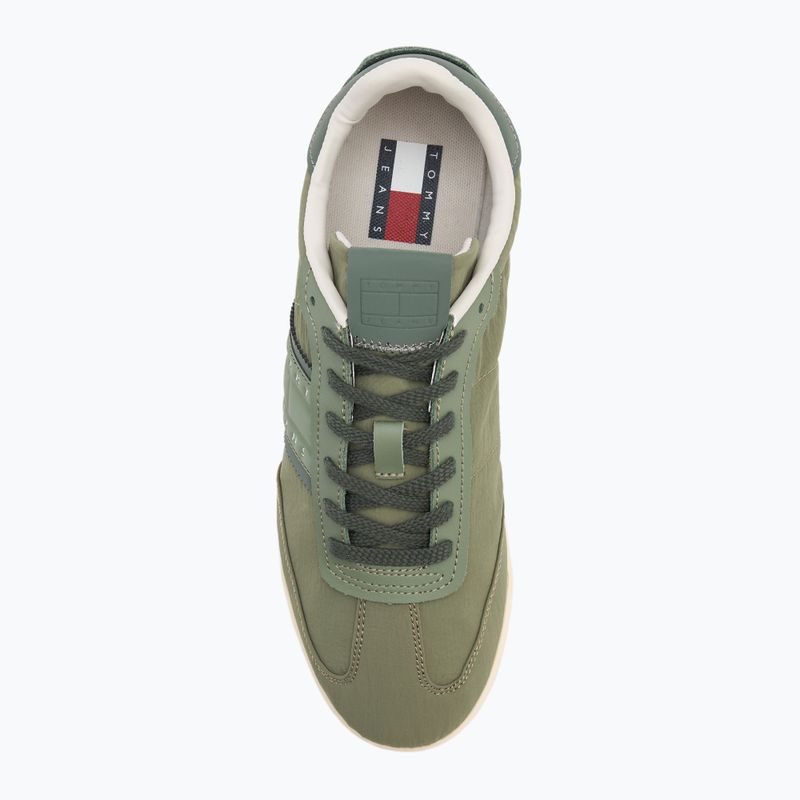 Vyriški batai Tommy Jeans Runner Cleated Mix Material aruba green 5