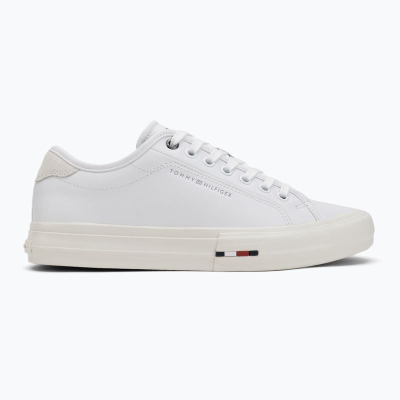 Vyriški sportiniai bateliai Tommy Hilfiger Street Leather Stitch white 2