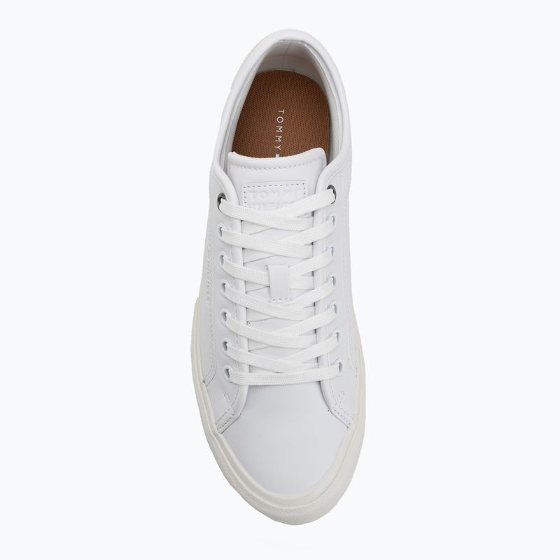 Vyriški sportiniai bateliai Tommy Hilfiger Street Leather Stitch white 5