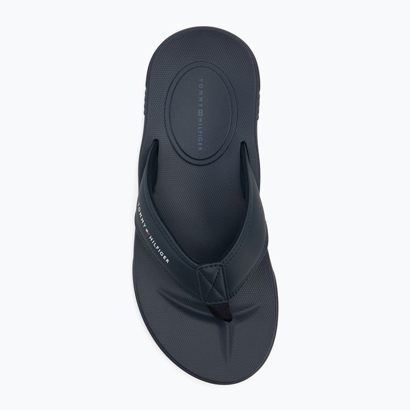 Vyriškos šlepetės per pirštąTommy Hilfiger Molded Comfort Beach desert sky 5