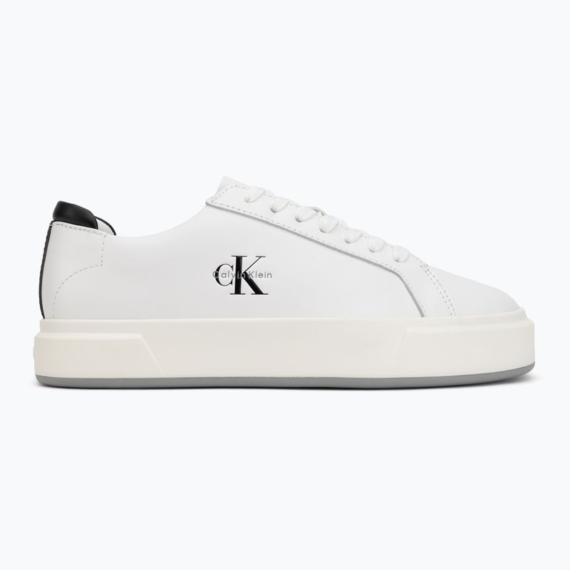 Moteriški batai Calvin Klein YW0YW01945 Basket Cups Laceup Leather bright white/black 2
