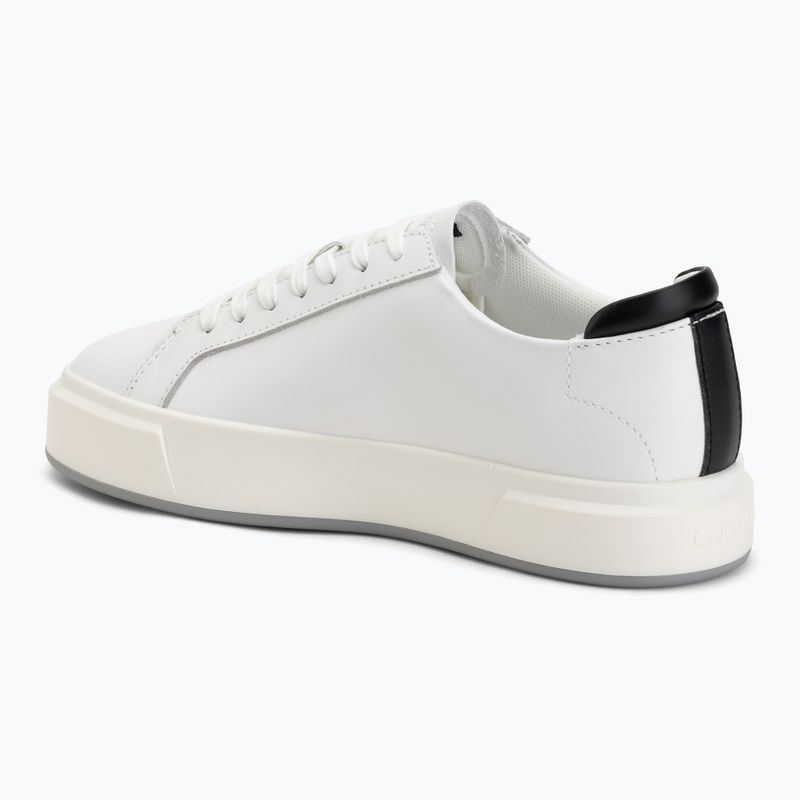 Moteriški batai Calvin Klein YW0YW01945 Basket Cups Laceup Leather bright white/black 3