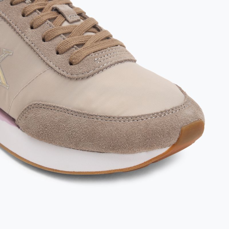 Moteriški batai Calvin Klein YW0YW01990 Retro Runner Lace Up Nylon MG chateau/taupe/fragrant lilac 7