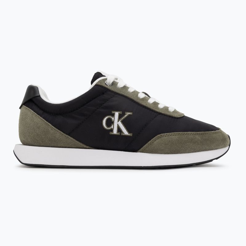 Vyriški sportbačiai Calvin Klein YM0YM01361 Retro Runner Essential MIX MAT black/capers/bright white 2