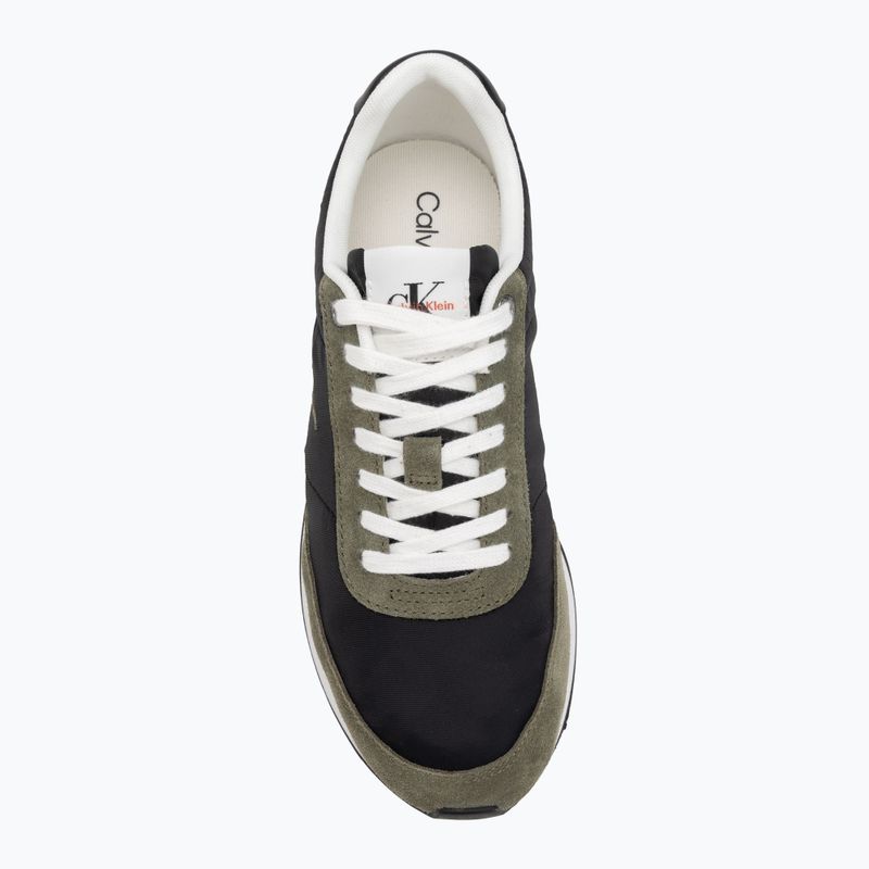 Vyriški sportbačiai Calvin Klein YM0YM01361 Retro Runner Essential MIX MAT black/capers/bright white 5