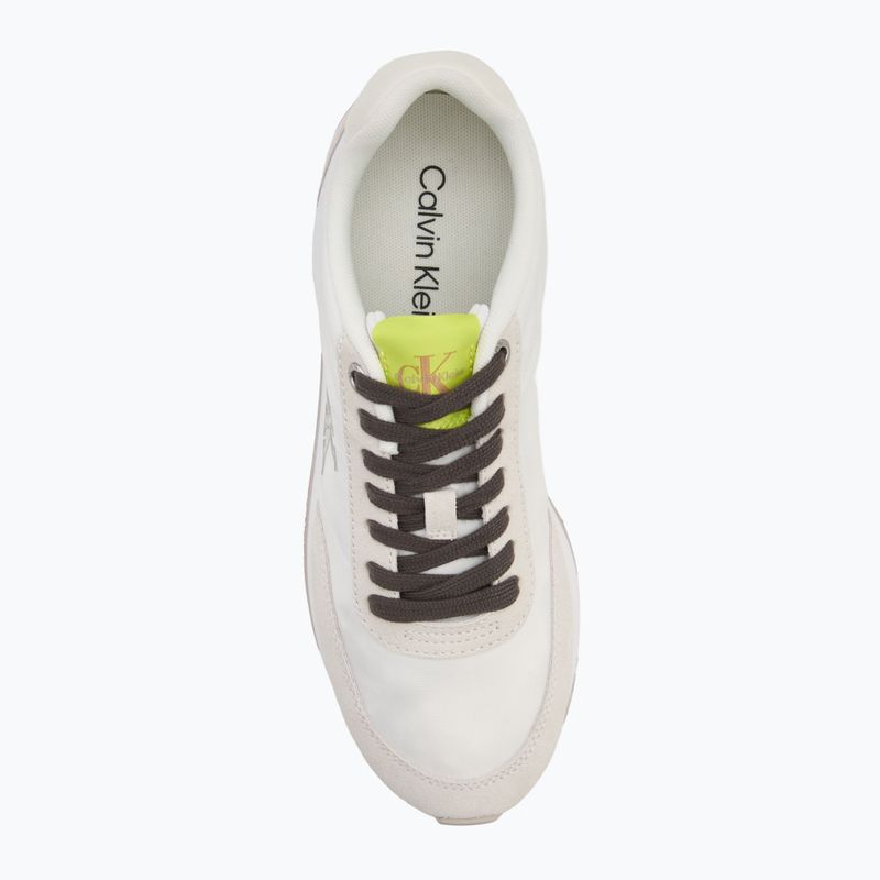 Moteriški batai Calvin Klein YW0YW01990 Retro Runner Lace Up Nylon MG White/Evening Primrose/Lily White 5