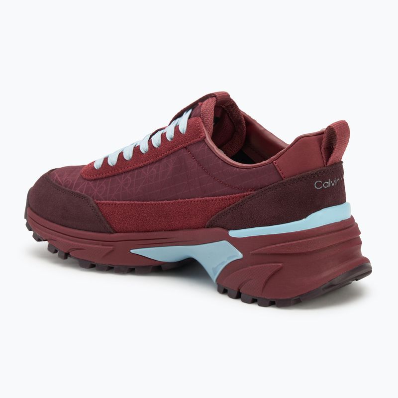 Moteriški batai Calvin Klein YW0YW01995 Hike Runner Casual Ny-Su AOP WN burgundy 3