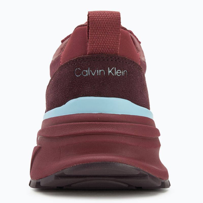 Moteriški batai Calvin Klein YW0YW01995 Hike Runner Casual Ny-Su AOP WN burgundy 6