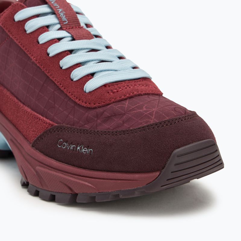 Moteriški batai Calvin Klein YW0YW01995 Hike Runner Casual Ny-Su AOP WN burgundy 7