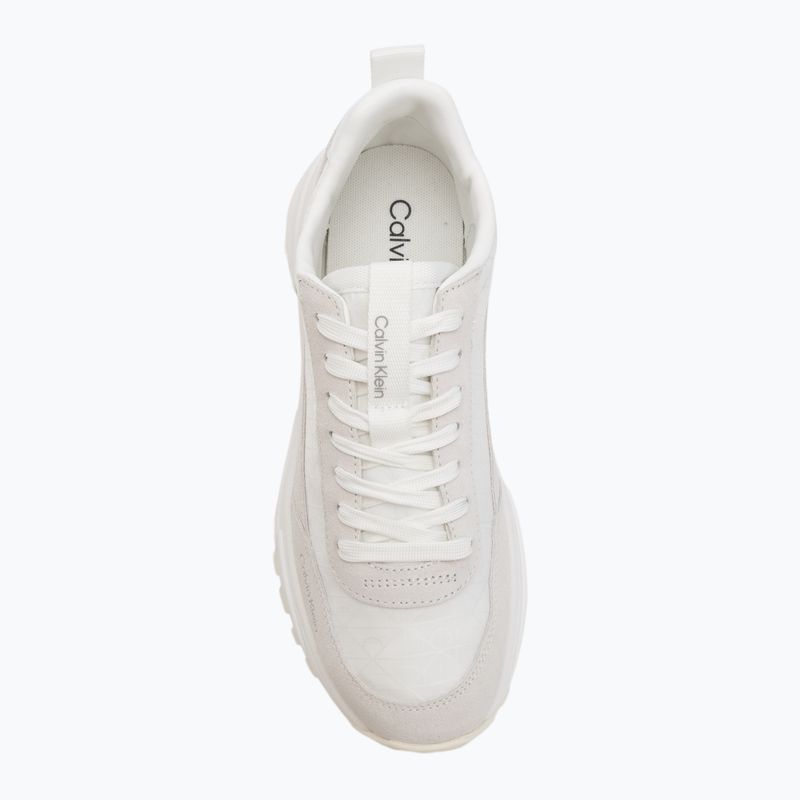 Moteriški batai Calvin Klein YW0YW01995 Hike Runner Casual Ny-Su AOP WN white/marshmallow/feather gray 5