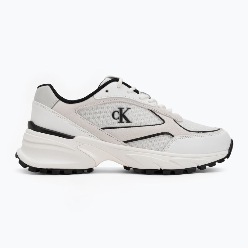 Moteriški batai Calvin Klein YW0YW02009 Hike Runner Mesh Mix MET MG bright white/black 2