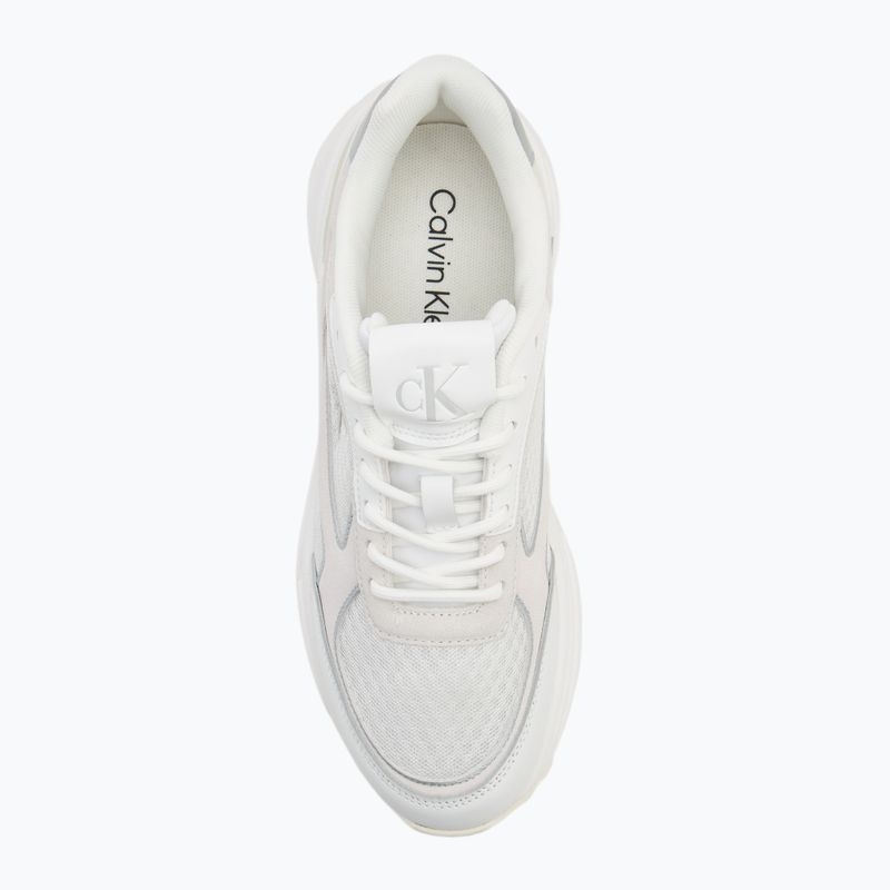 Moteriški batai Calvin Klein YW0YW02009 Hike Runner Mesh Mix MET MG bright white/silver 5