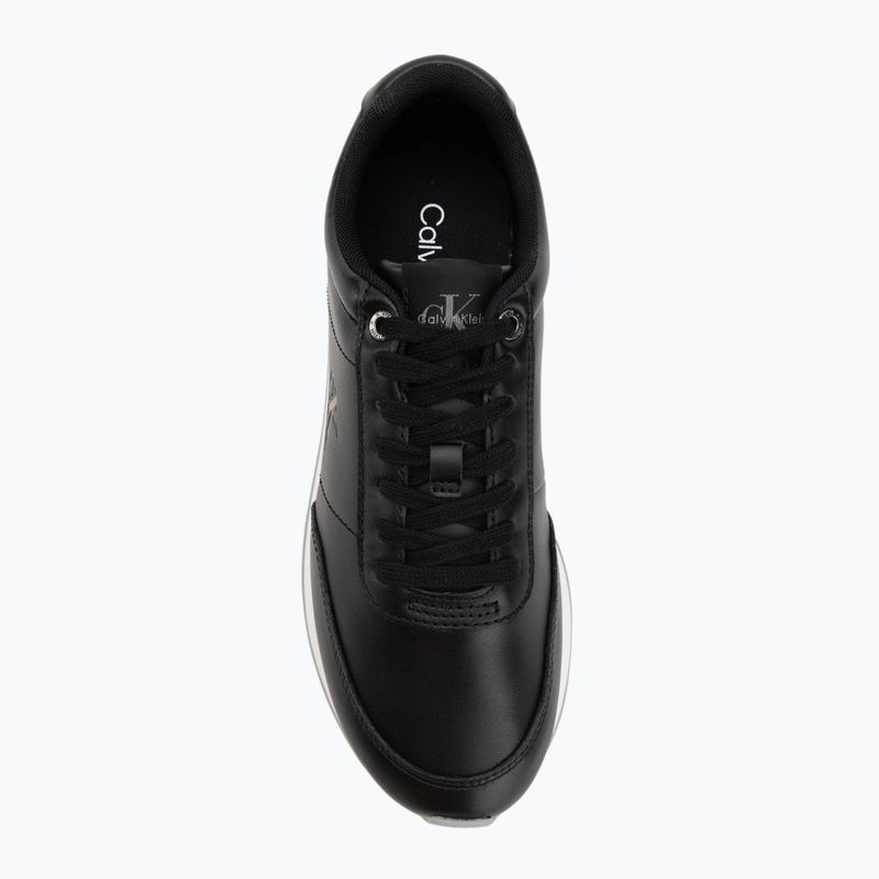 Moteriški batai Calvin Klein YW0YW01942 Retro Runner Lace Up Leather MG black/formal gray 5
