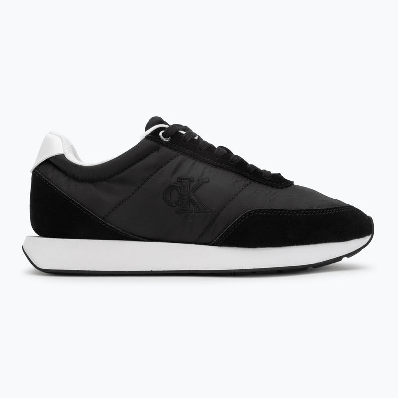 Moteriški batai Calvin Klein YW0YW01990 Retro Runner Lace Up Nylon MG black/bright white 2