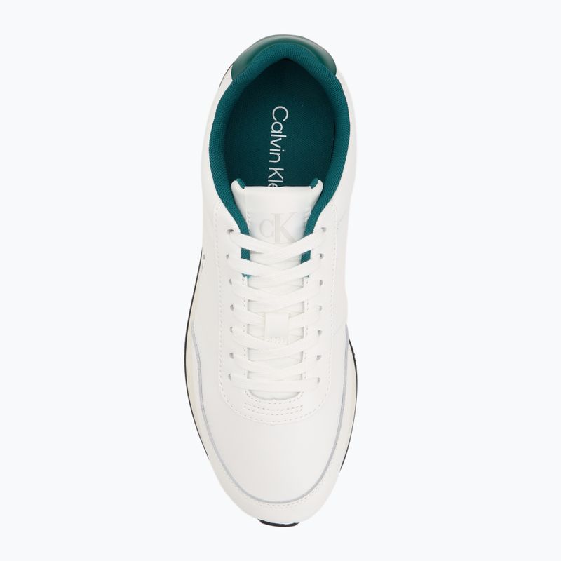 Vyriški batai Calvin Klein YM0YM01355 Retro Runner Essential Leather bright white/galapagos 5