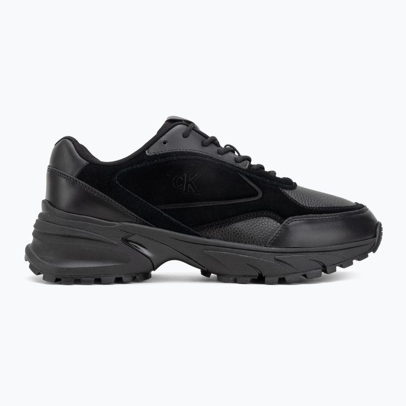 Vyriški batai Calvin Klein YM0YM01289 Hike Runner HF Leather Mix triple black 2