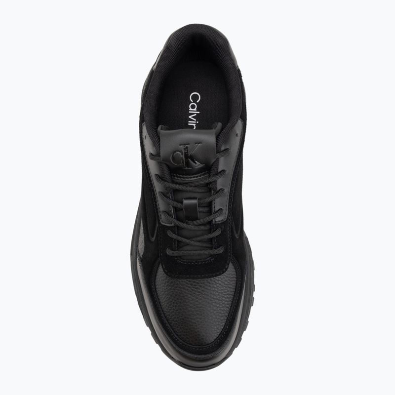 Vyriški batai Calvin Klein YM0YM01289 Hike Runner HF Leather Mix triple black 5