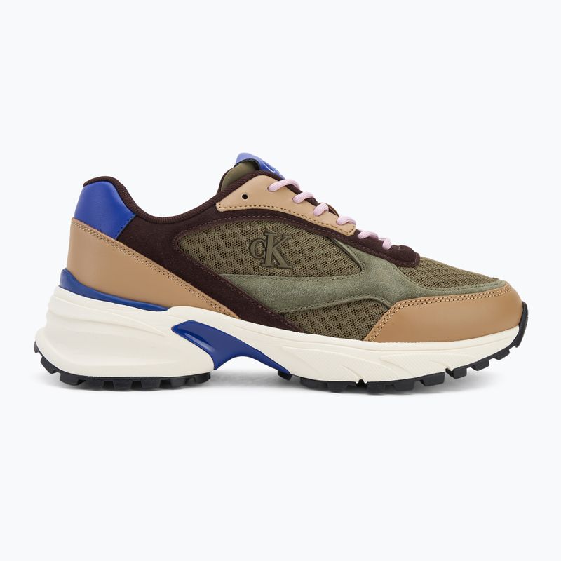 Vyriški batai Calvin Klein YM0YM01379 Hike Runner Mesh MIX cumin/burnt out/khaki/purple blue 2