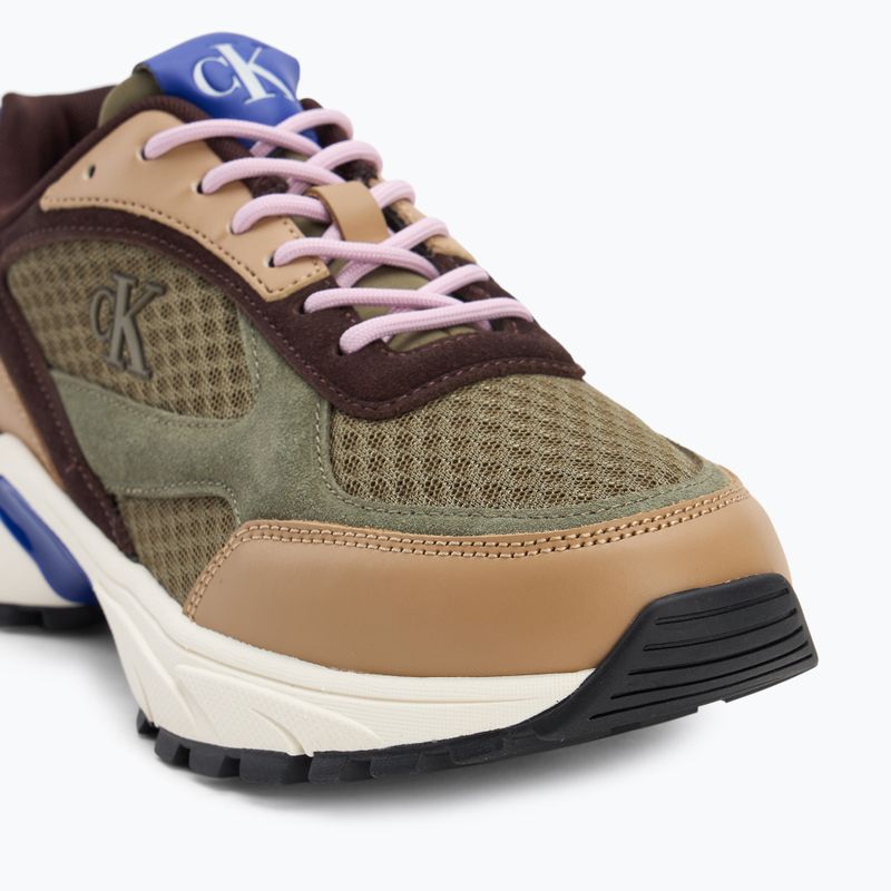 Vyriški batai Calvin Klein YM0YM01379 Hike Runner Mesh MIX cumin/burnt out/khaki/purple blue 7