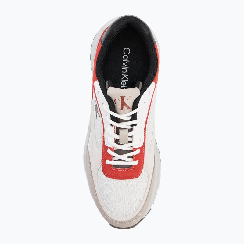 Vyriški batai Calvin Klein YM0YM01379 Hike Runner Mesh MIX bright white/grey/flame scarlet 5