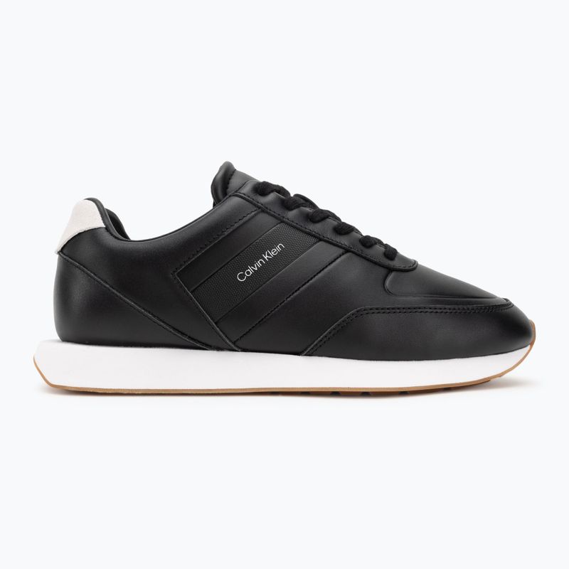 Vyriški batai Calvin Klein YM0YM01381 Retro Runner Leather Tape black/bright white/gum 2