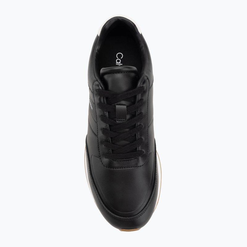 Vyriški batai Calvin Klein YM0YM01381 Retro Runner Leather Tape black/bright white/gum 5